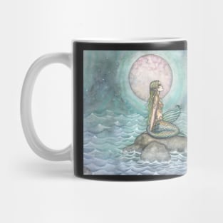 The Pastel Sea Mermaid Artwork by Molly Harrison Mug